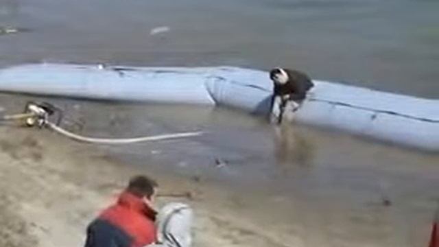 Установка водоналивной дамбы смотреть онлайн