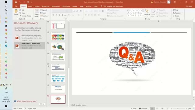 FULL STACK DATA SCIENCE-AI tutorials || Demo - 1 || by Mrs. Sasmitha on 14-06-2021 @8PM IST смотреть онлайн