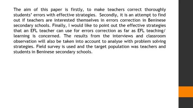 Using Effective Strategies for Errors Correction in EFL Classes A Case Study of Secondary Public Sc смотреть онлайн