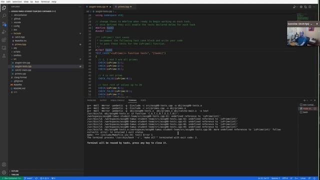 Example Assignment Workflow with VSCode Dev Containers смотреть онлайн