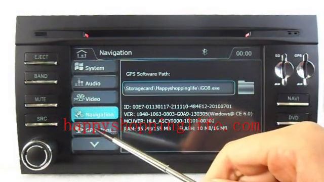 Porsche Cayenne DVD Player GPS Navigation, Radio DVD TV Bluetooth смотреть онлайн