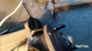 Замена шпильки на переднем колесе киа рио