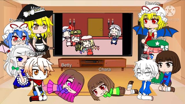 Undertale And Touhou Reacts To Rampaging Sakuya || Gacha Club
