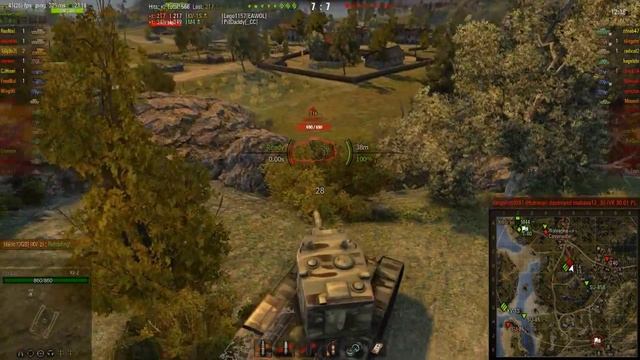 World of Tanks 8.8 : KV-2 Gameplay 8 ( 6 kills, TopGun ) смотреть онлайн