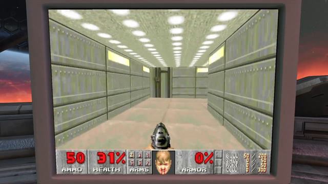 DOOM Eternal playing DOOM II in DOOM HQ (PS4) смотреть онлайн