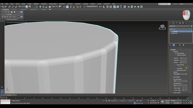 Основы 3d max (3ds max с нуля) CHAMFER смотреть онлайн