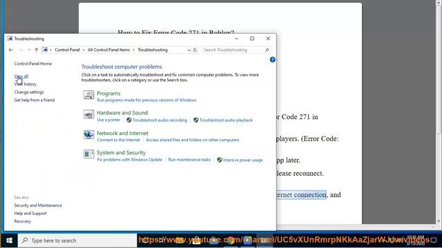 Fix Error Code 271 in Roblox смотреть онлайн