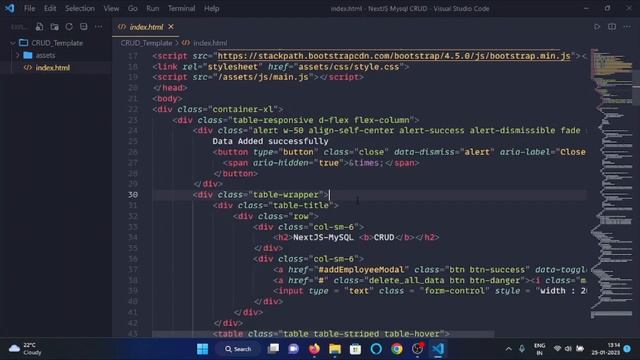 NEXTJS + MYSQL CRUD Tutorial for Beginners 2023 - #2 Download CRUD Template смотреть онлайн