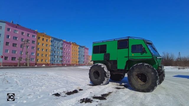 На вездеходах и снегоходе в поход в тайгу. Сусуман. Весна на Колыме смотреть онлайн