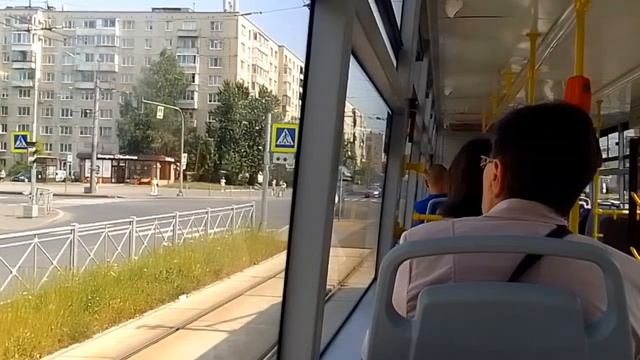 15.06.23 Трамвайный маршрут 62 борт. 1357 в Санкт-Петербурге. смотреть онлайн