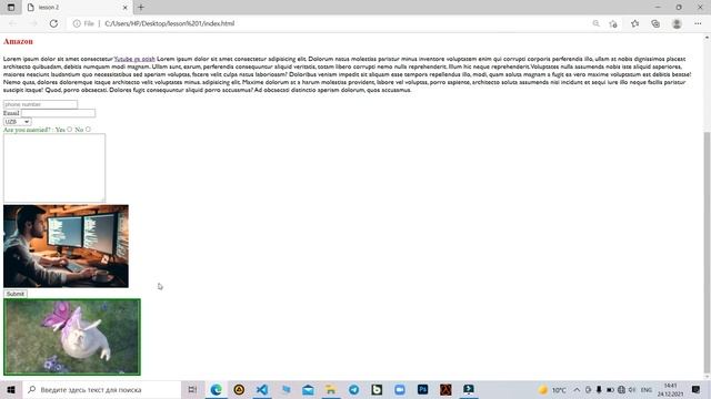 Css #1 Dars-rasm Joylash, Matn Rangini O'zgartirish....