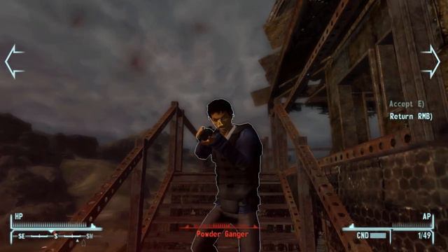 Fallout: New Vegas (Krystal Walkthrough) - 2 - Powdergangland смотреть онлайн