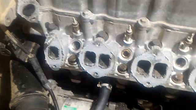 неполная поэтапная разборка двс Wl T Mazda  Ford