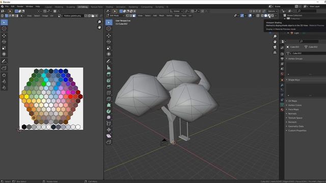 How to Add Color to Models in Blender | Using Color in Blender Tutorial | UV Editing in Blender смотреть онлайн