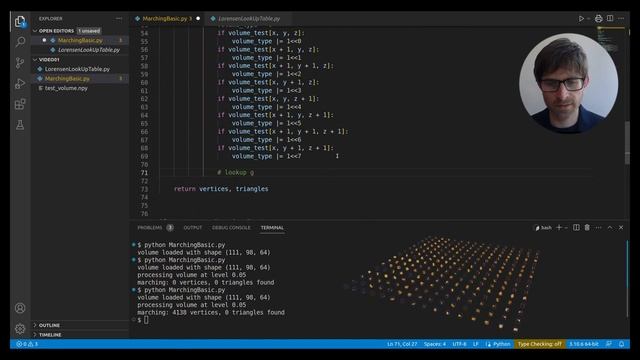 Marching Cubes and Python NumPy: Introduction to Marching Cubes (with Blender!) смотреть онлайн