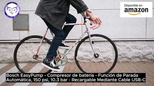Bosch EasyPump. Bomba de Aire Inalámbrica, Recargable Mediante Cable USB-C смотреть онлайн