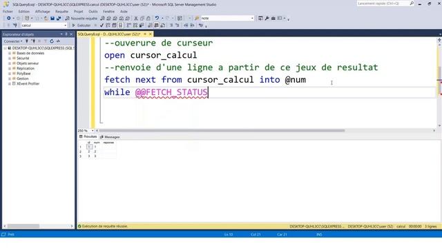 curseur sur sql-server смотреть онлайн