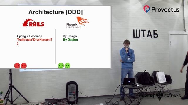 [Elixir MeetUp] Николай Сверчков - ИЗ RUBY В ELIXIR (И ОБРАТНО): ПРАГМАТИЧНЫЙ ВЗГЛЯД смотреть онлайн