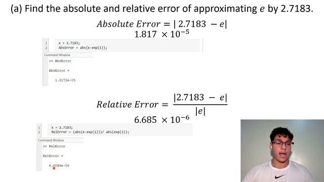 Absolute and Relative Error Approximation смотреть онлайн
