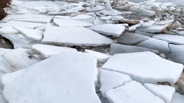 ЛЕДОХОД 2020 / ЛЕДОХОД НА ОКЕ / Артём ходит по льду смотреть онлайн