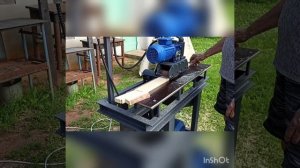 многопильный станок для изготовления деталей рамок с автоподачей.