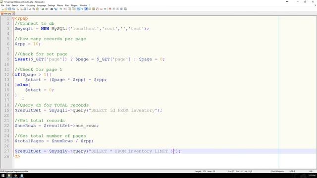 PHP PAGINATION IN 10 MINUTES смотреть онлайн