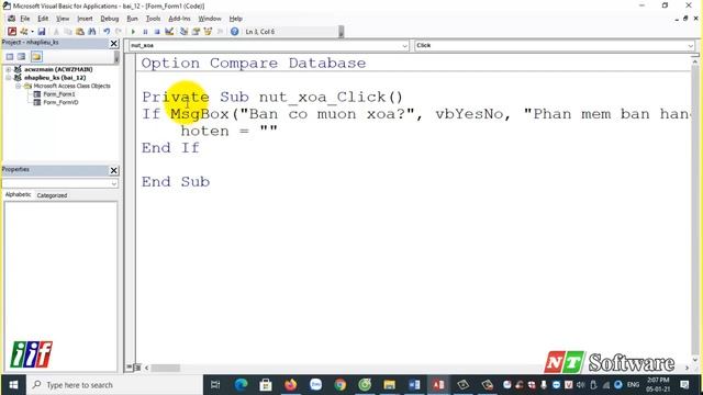 Bài 12: Kết hợp hàm if với msgbox trong vba access смотреть онлайн