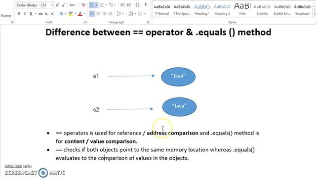 Difference between == operator & .equals() method in Java - Hindi смотреть онлайн