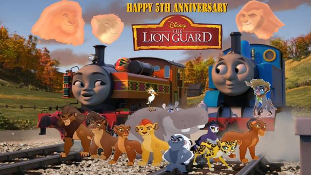 Thomas and Nia meeting King Kion, Queen Rani and the Night Pride (The Lion Guard's 5th Anniversary) смотреть онлайн
