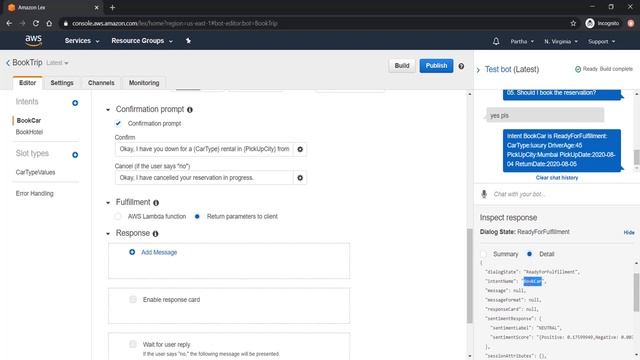 5 [AWS Lex]: Quickly understand the JSON details in Amazon Lex Bot inspect response смотреть онлайн