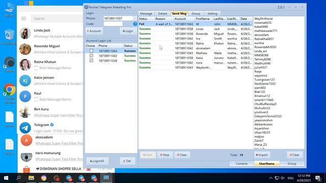 Rocket Telegram Marketing Pro #telegram #telegrambulksender #telegrambulkinvite смотреть онлайн