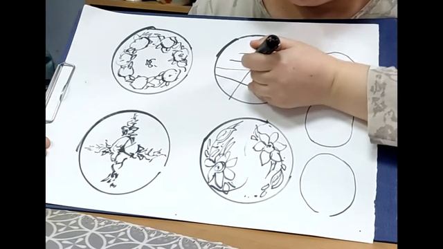 Лекция "Создание композиции в круге". смотреть онлайн