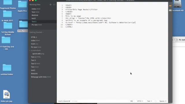 HTML with Brackets Adding a Picture смотреть онлайн