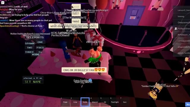 FIGHTING on 2D FNAF Anime Roleplay Roblox смотреть онлайн