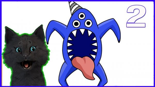 Супер Кот в детском саду ПОБЕГ ОТ ПАУЧКА Банбан 2 #2 ? Garten of Banban 2 #677