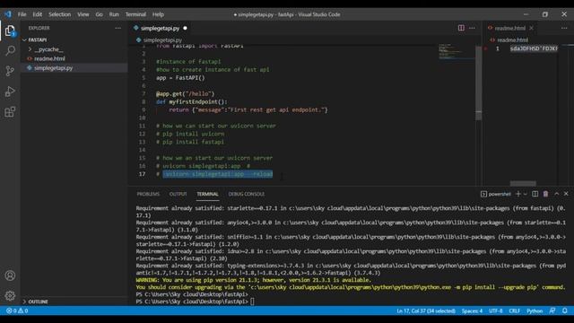How to write get API in FastApi python смотреть онлайн