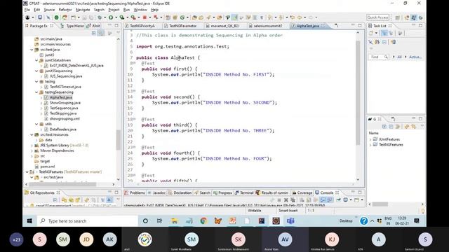#SeleniumSummit21 - "TestNG v/s JUnit 5" by Anand Vyas смотреть онлайн