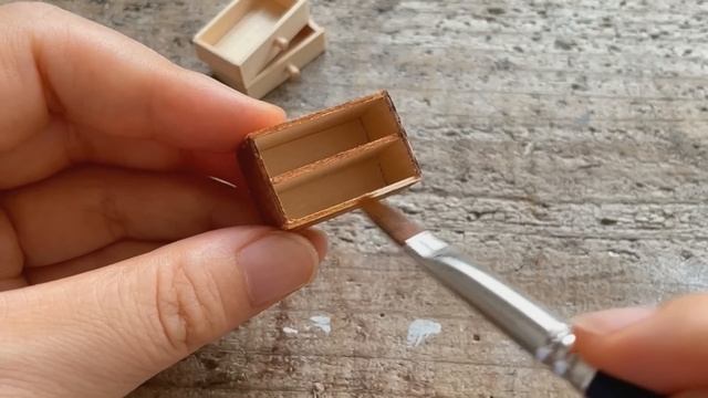 | DIY | Miniature | アンティークミシンと裁縫部屋のドールハウスを作る | Antique Sewing Machine And Sewing Room | Cozy Art |