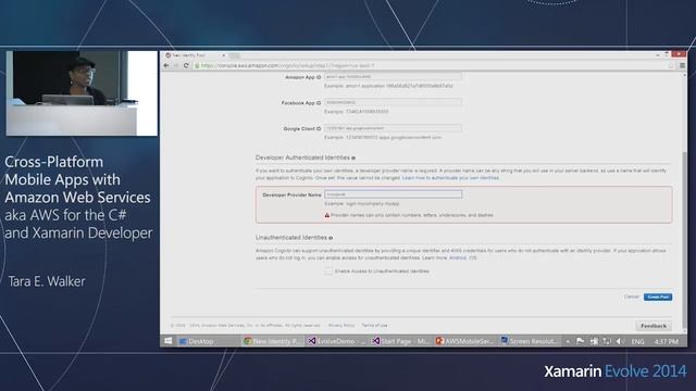 Xamarin Evolve 2014: Cross-Platform Mobile Apps with Amazon Web Services - Tara E. Walker, Amazon смотреть онлайн