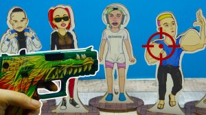 СТРЕЛЯЮ В БЛОГЕРОВ! Резинкострелы и ножи от VozWooden