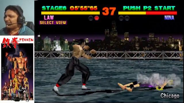 TEKKEN 1 PS1 GAMEPLAY смотреть онлайн