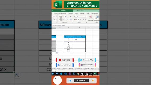 Como convertir números arábigos a números romanos y viceversa en Excel смотреть онлайн