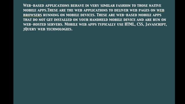 Difference between Native,Web,Hybrid Mobile Apps(In-Hindi) ? смотреть онлайн