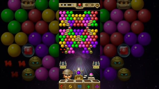 Bubble shooter game hard level OMG so hard level how to play bubble shooter game kese khelen смотреть онлайн