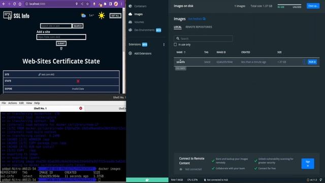 ? Dockerizing a Node SSL Info web app ?. смотреть онлайн