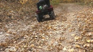 Минитрактор из недорогого мотоблока .