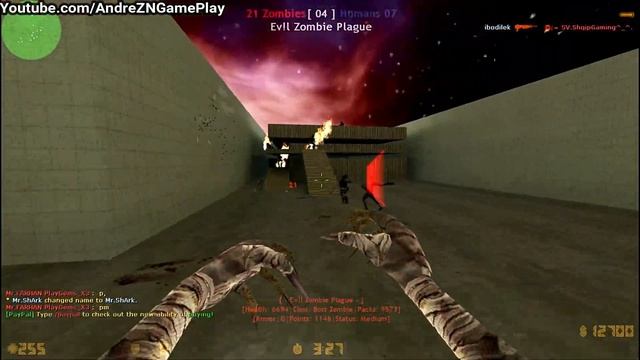 Counter Strike 1.6 Server Ev!l Zombie Plague [FreeVIP+Bazooka|CSBLACKDEVIL] смотреть онлайн