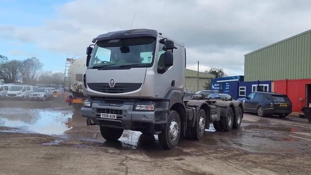 2008 Renault Premium 410 DXI 8x4 Hook Loader, Entered into Auction смотреть онлайн