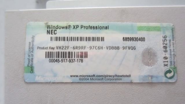 12 Serial Windows XP Professional SP3 - Licence XP PRO SP3 Key product смотреть онлайн