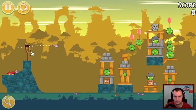 Let's play Angry Birds #110 - Bitte klapp, bitte klapp! [100%, PC, HD] смотреть онлайн